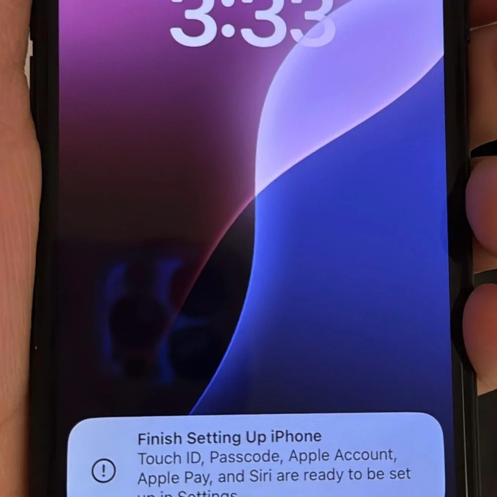 Apple iPhone - Black and Purple